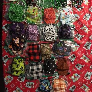 Seasonal and everyday homemade face masks